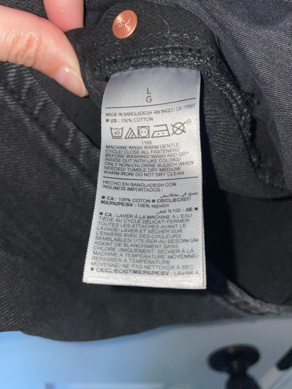 Old Navy Black Denim Short Overalls with Bib Pocket - Picture 3 of 4